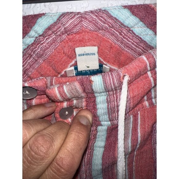 Sundance Pants Relaxed Cotton Gauze Button Fly Beach Coastline Petite X-Large B1 - Picture 6 of 12